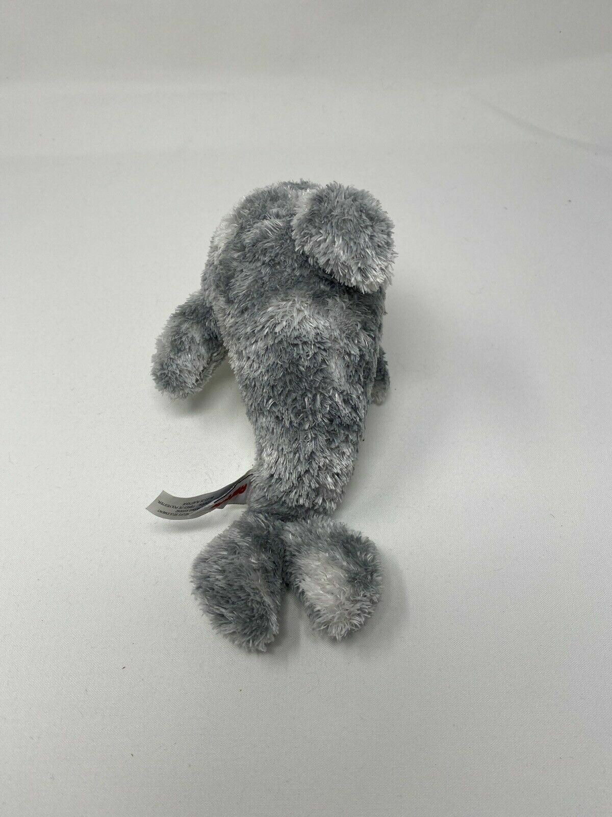 Aurora Grey Dolphin Bean Bag Plush 8" Stuffed Animal Toy Soft Fuzzy