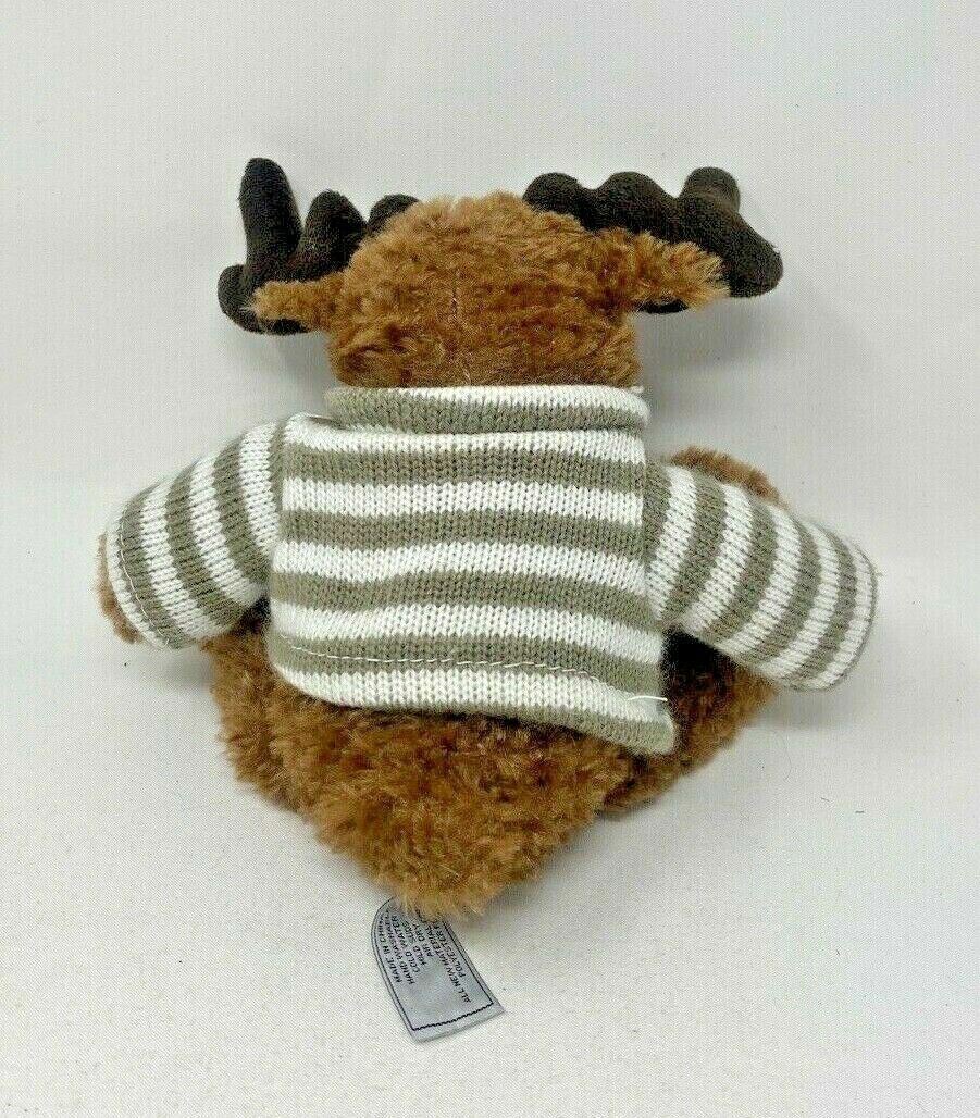 12" Colorado G54 Fifty Four Moose Plush Stuffed Animal Brown w/ Striped Shirt