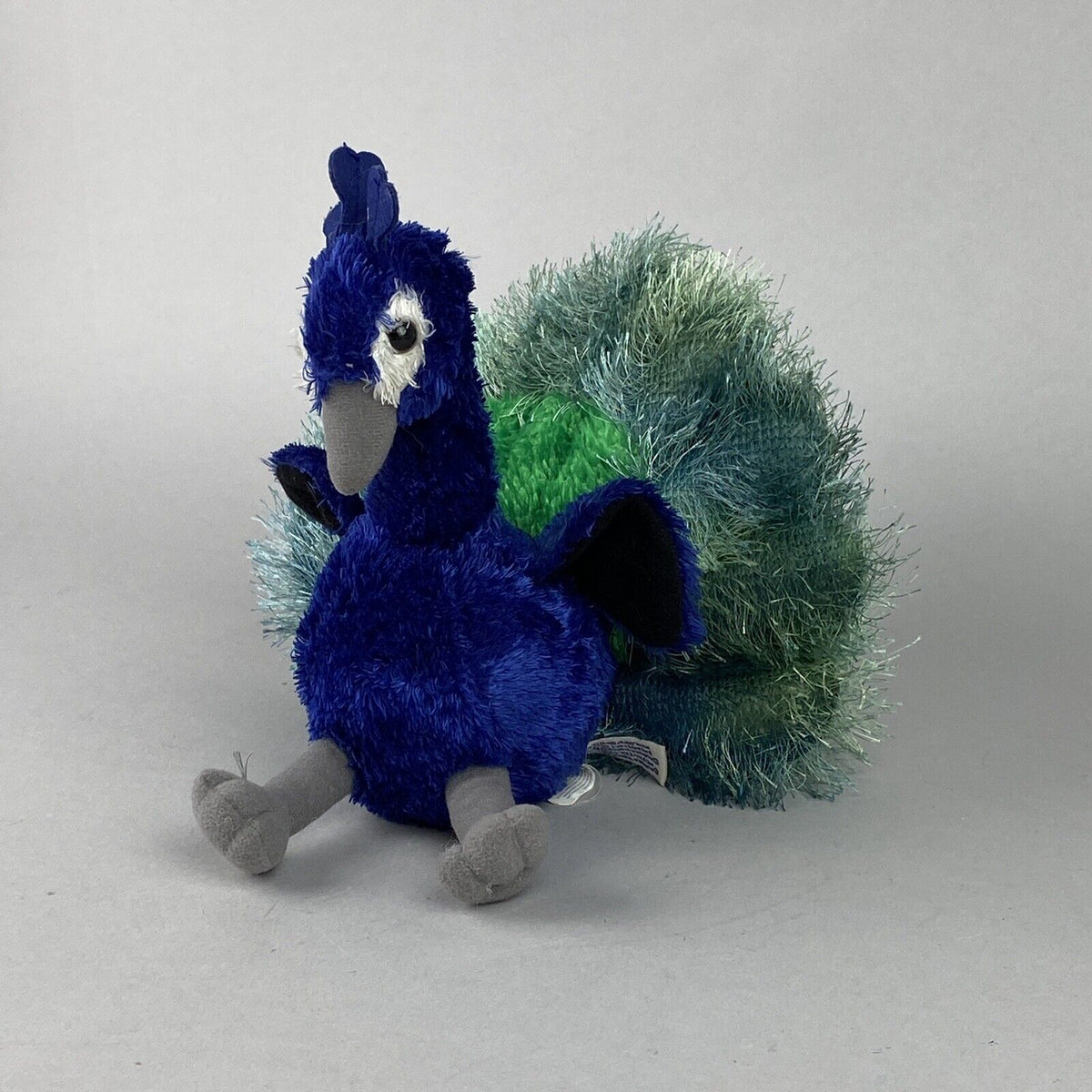 Aurora Peacock Blue & Green Plush 9 inch Stuffed Toy