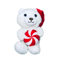 Hallmark Christmas Peppermint White Teddy Bear Plush