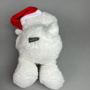 Hallmark Christmas Peppermint White Teddy Bear Plush