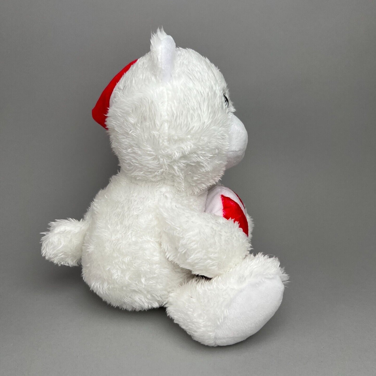 Hallmark Christmas Peppermint White Teddy Bear Plush