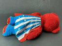 Wonder Woman Plush Teddy Bear Red Blue Stars DC Comics 17" Removable Cape