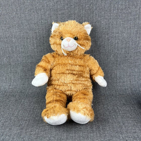 Build A Bear Workshop Tabby Cat Floppy Kitty Orange BAB Cat Lover Plush 16"