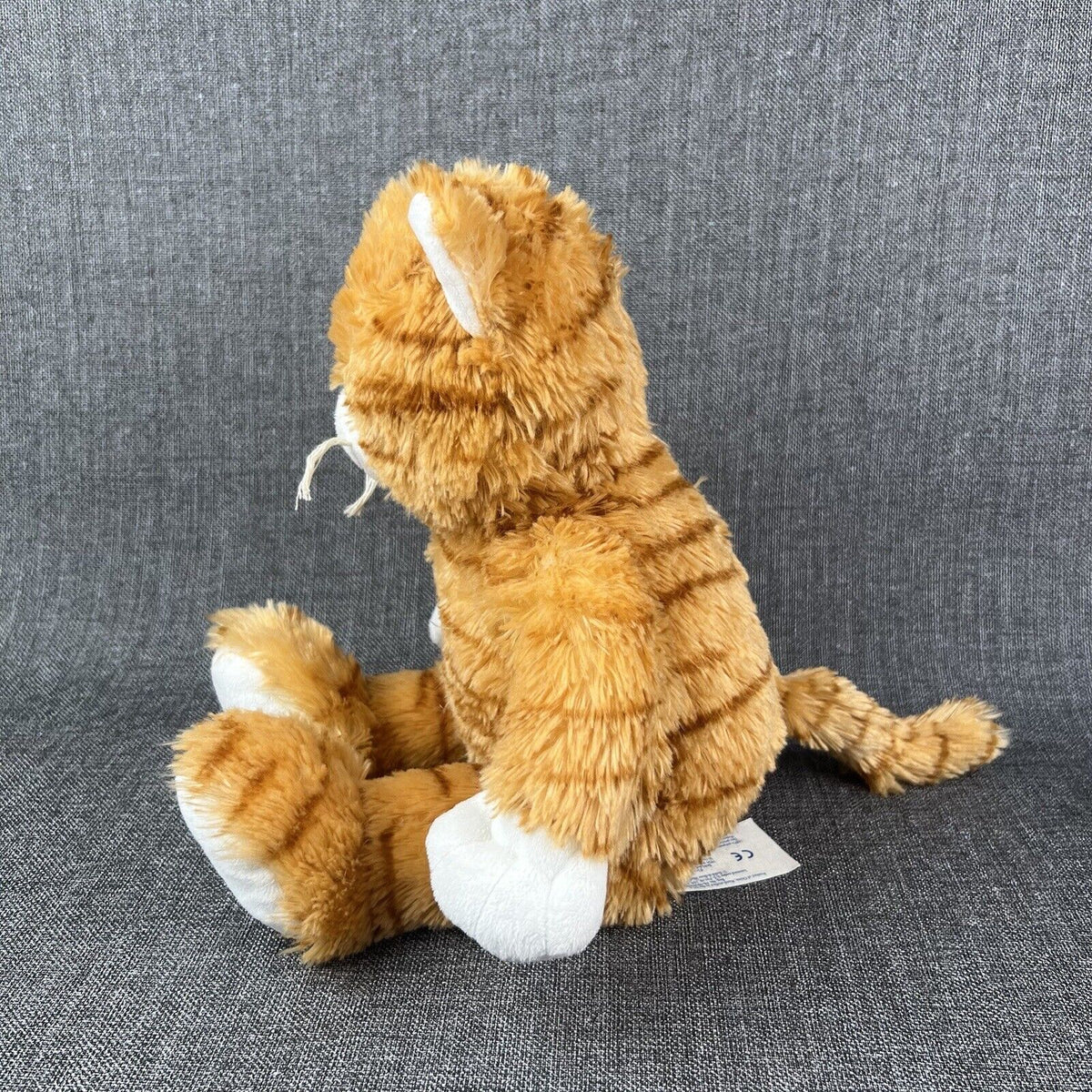 Build A Bear Workshop Tabby Cat Floppy Kitty Orange BAB Cat Lover Plush 16"