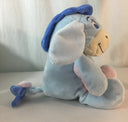 11" Disney Baby Pale Blue Lovey Eeyore Sensory Plush w/ Rattle and Crinkle Ears