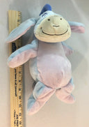 11" Disney Baby Pale Blue Lovey Eeyore Sensory Plush w/ Rattle and Crinkle Ears