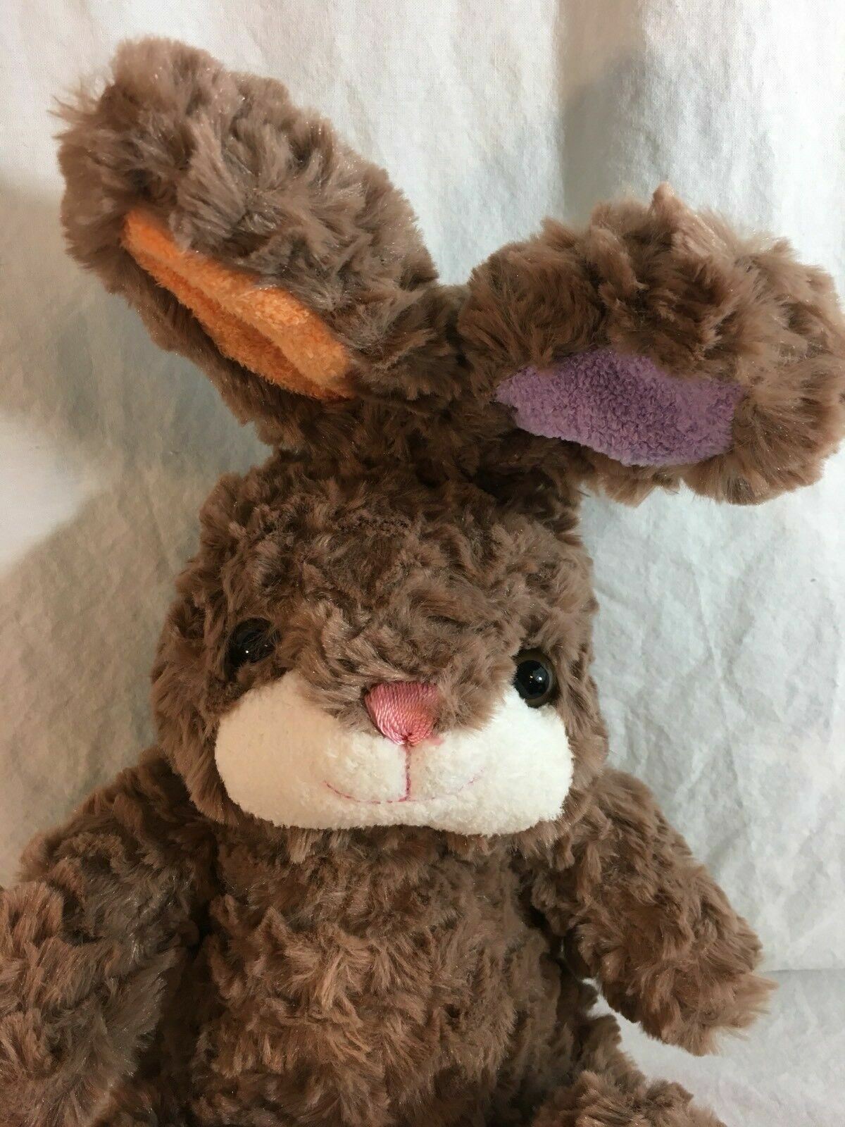 Animal Adventure Brown Cotton Tail  Bunny Rabbit Plush Stuffed Animal