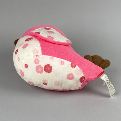 Skip & Hop Pink Flowery Bird Plush 9in