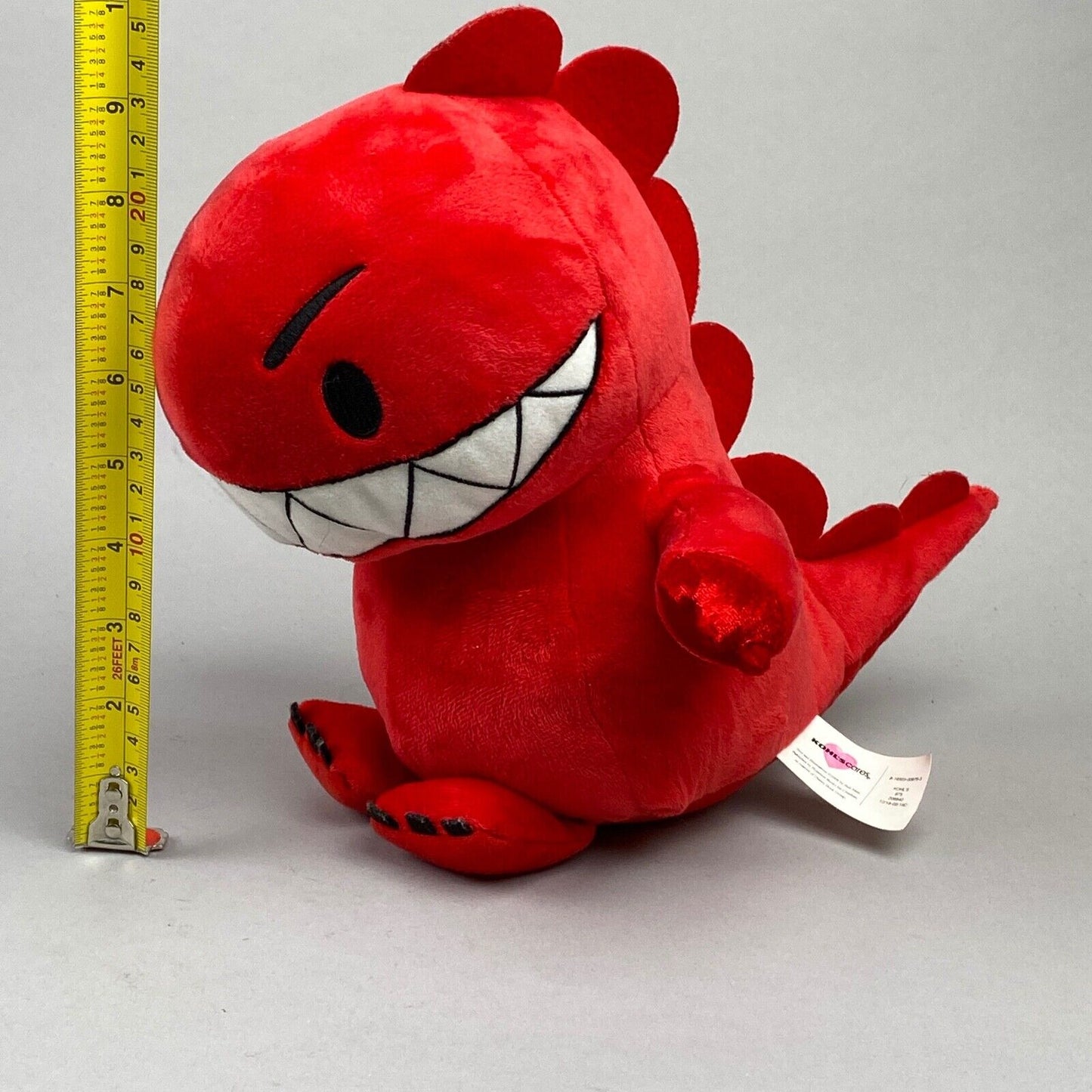 Kohl's Cares Bedtime 10" Red Dinosaur Plush