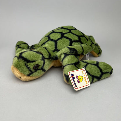 A&A Plush Soft N' Cuddly Green Turtle Stuffed Animal 9"