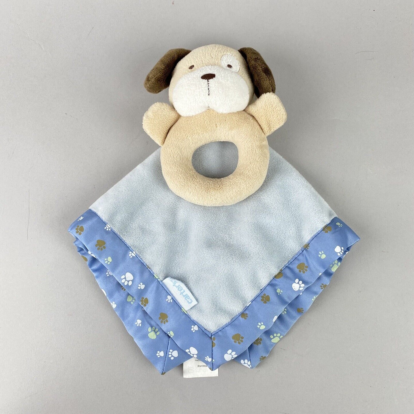 Carters Lovey Plush Puppy Dog Security Blanket