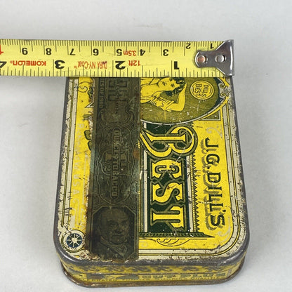 J.G. Dills Tobacco Tin Small 3" x 4"