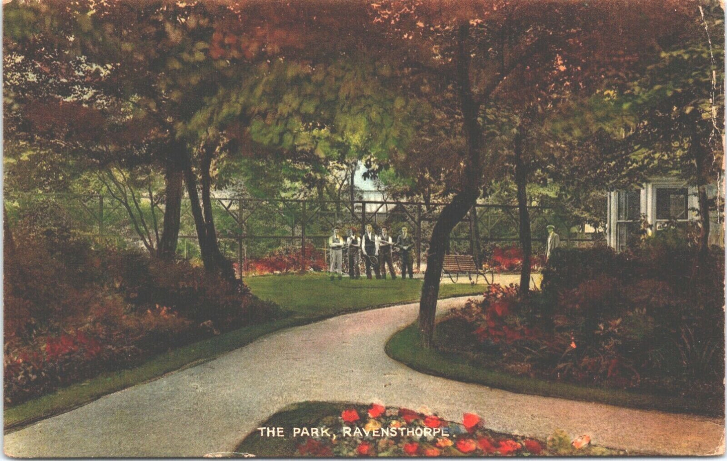 Vintage Postcard - The Park, Ravensthorpe