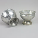 IHI Made in India Hammered Textured Tray (12.5”) and 2 Decorative Bowls (4.5”)