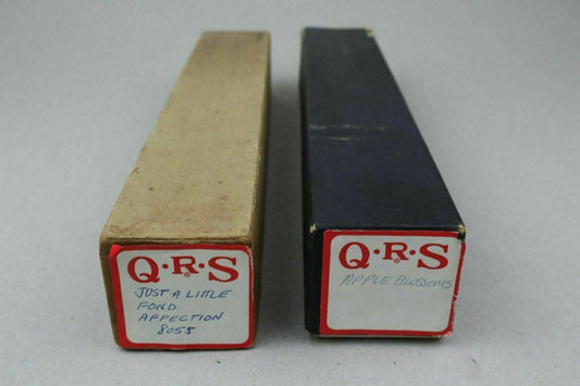 QRS Piano Rolls: #8055 Just a Little Fond Affection,# 74407 Apple Blossoms