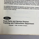 Ford Taurus / Sable Shop, Repair, Service Manual, 1985