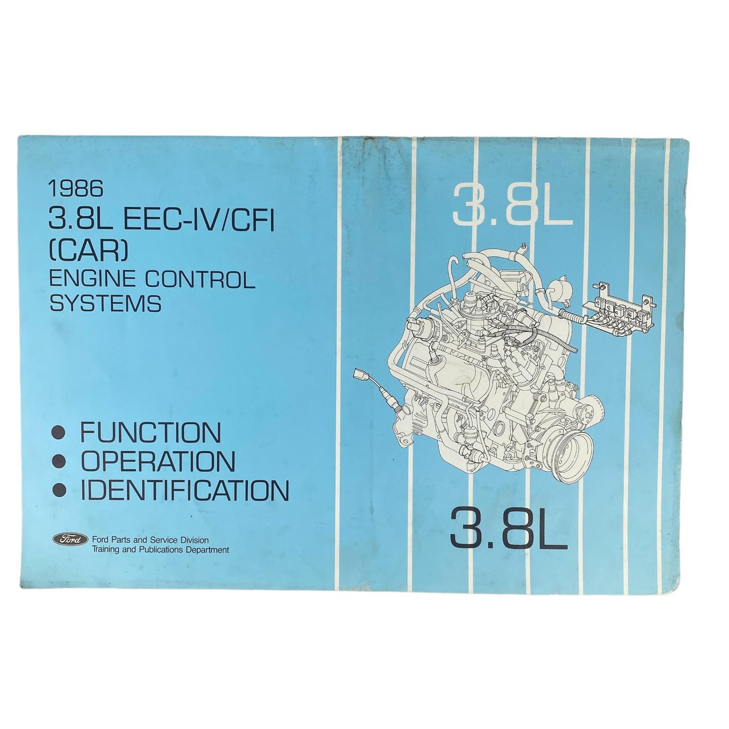 1986 Ford 3.8L EEC-IV/CFI Engine Systems Control Manual