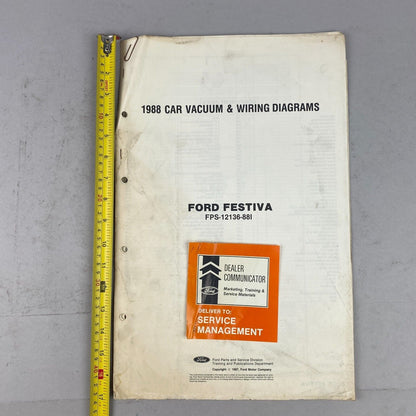 1988 Ford Festiva Car Vacuum & Wiring Diagrams