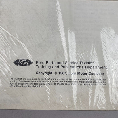 1987 Ford Mark VII (EBLB) Wiring Diagrams - Sealed Manual