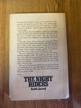 First Edition -The Night Riders by Keith Jarrod 1979 DoubleDay book w/Dust Cover