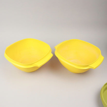 Lot of 7 Tupperware Bowls (2 with lids). See Description for numbers