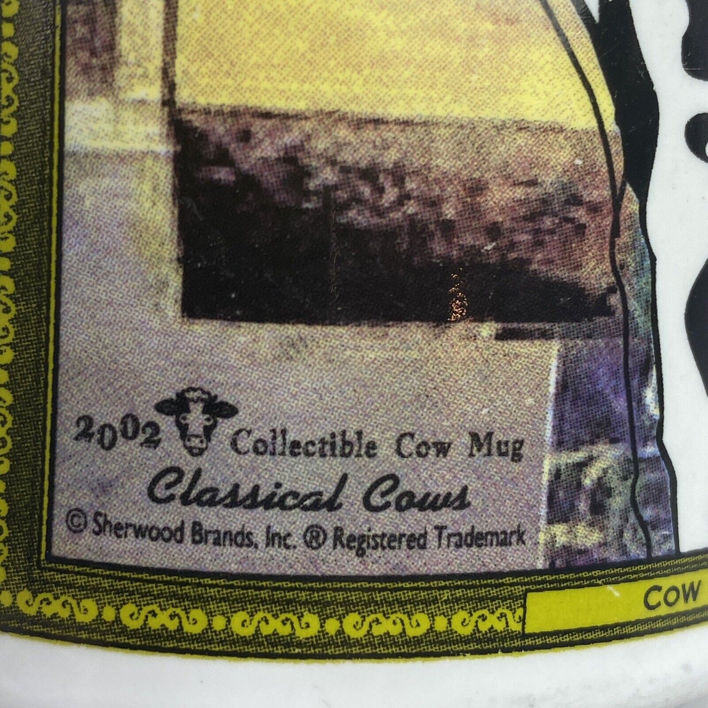 Sherwood Brands of RI Classical Cows Mug (Coffee, Tea, Hot Chocolate)