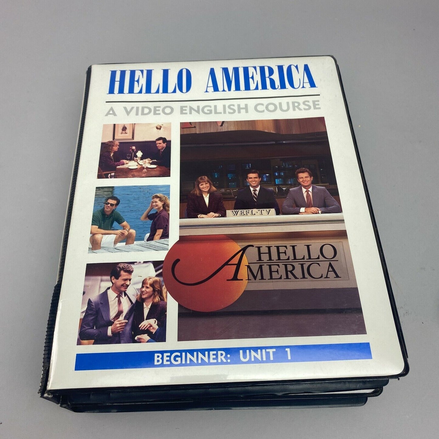 Ingles Sin Barreras Course VHS Tapes, Cassettes, and Hello America