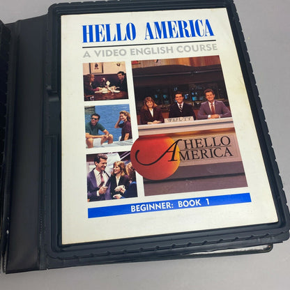 Ingles Sin Barreras Course VHS Tapes, Cassettes, and Hello America