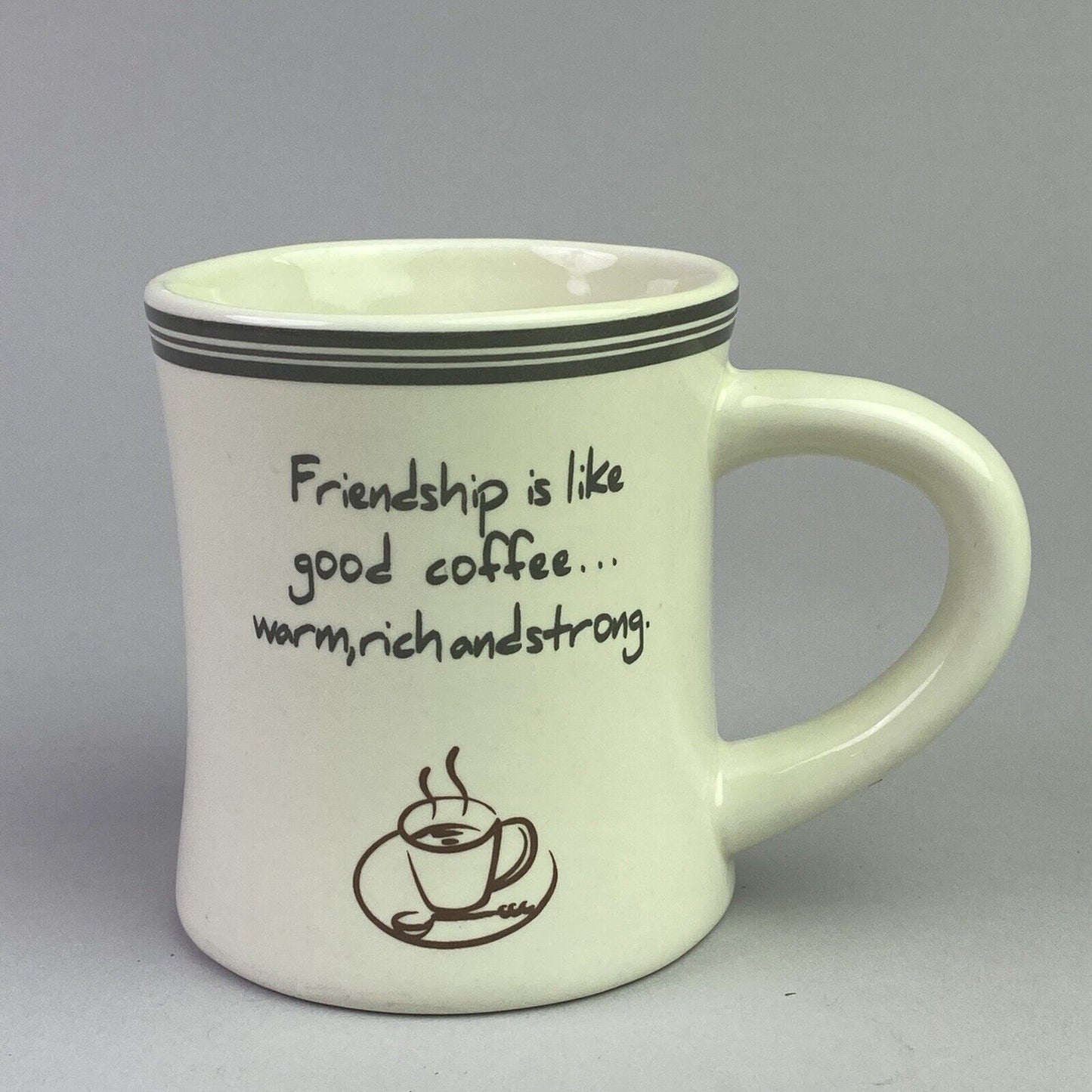 ND Exclusive Mug "Friendship is like good coffee... warm, rich, strong"