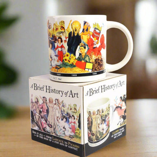 A Brief History of Art Coffee Mug ~ Unemployed Philosophers Guild