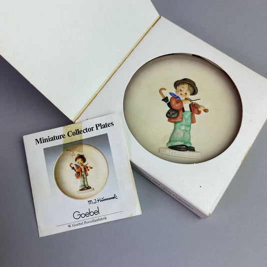 Lot of 4 Vintage Goebel Miniature Collectors' Plates