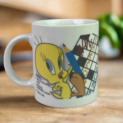 Tweety Bird Crossword Puzzle Coffee Mug