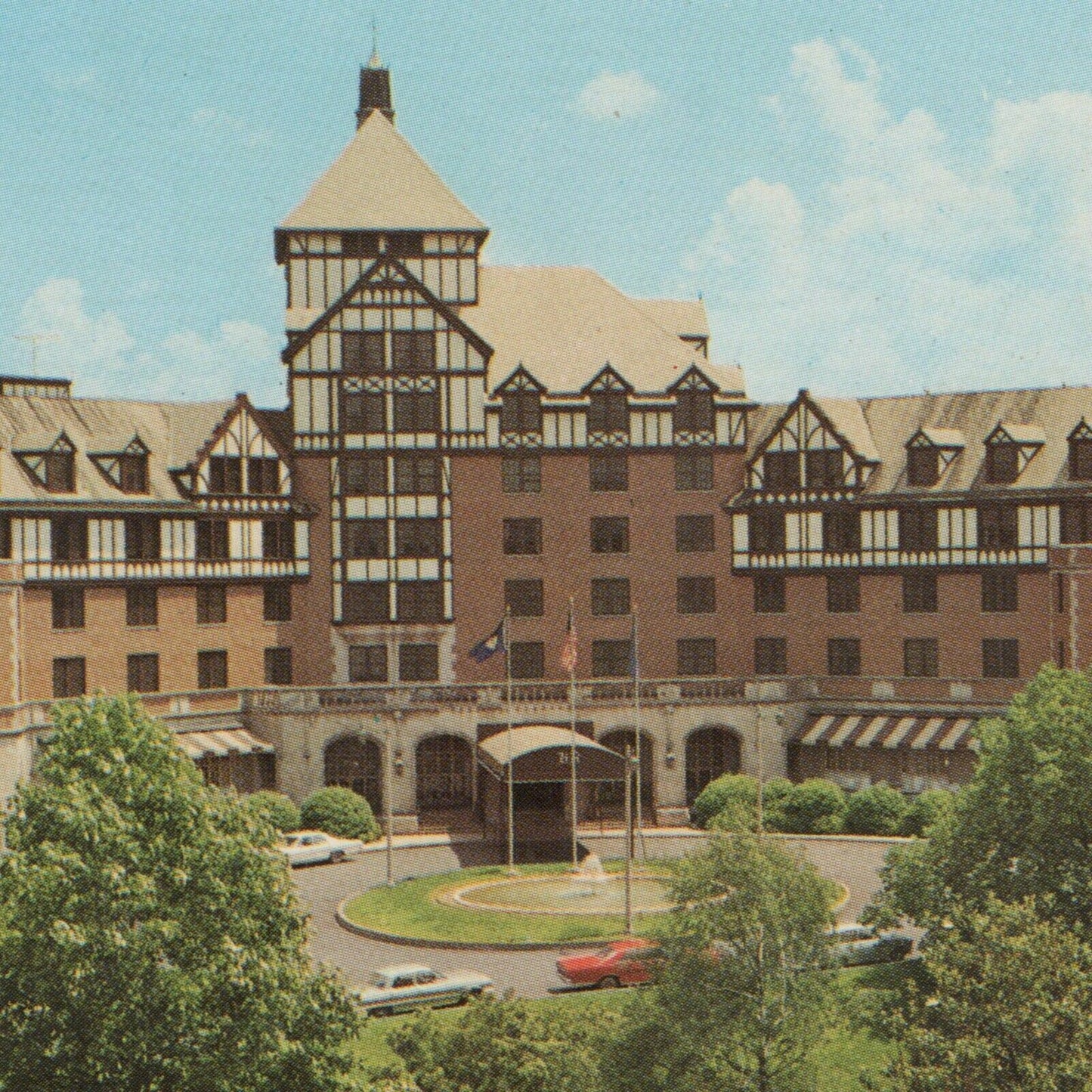 Vintage Postcard - The Hotel Roanoke (A Norfolk and Western Railway Property)