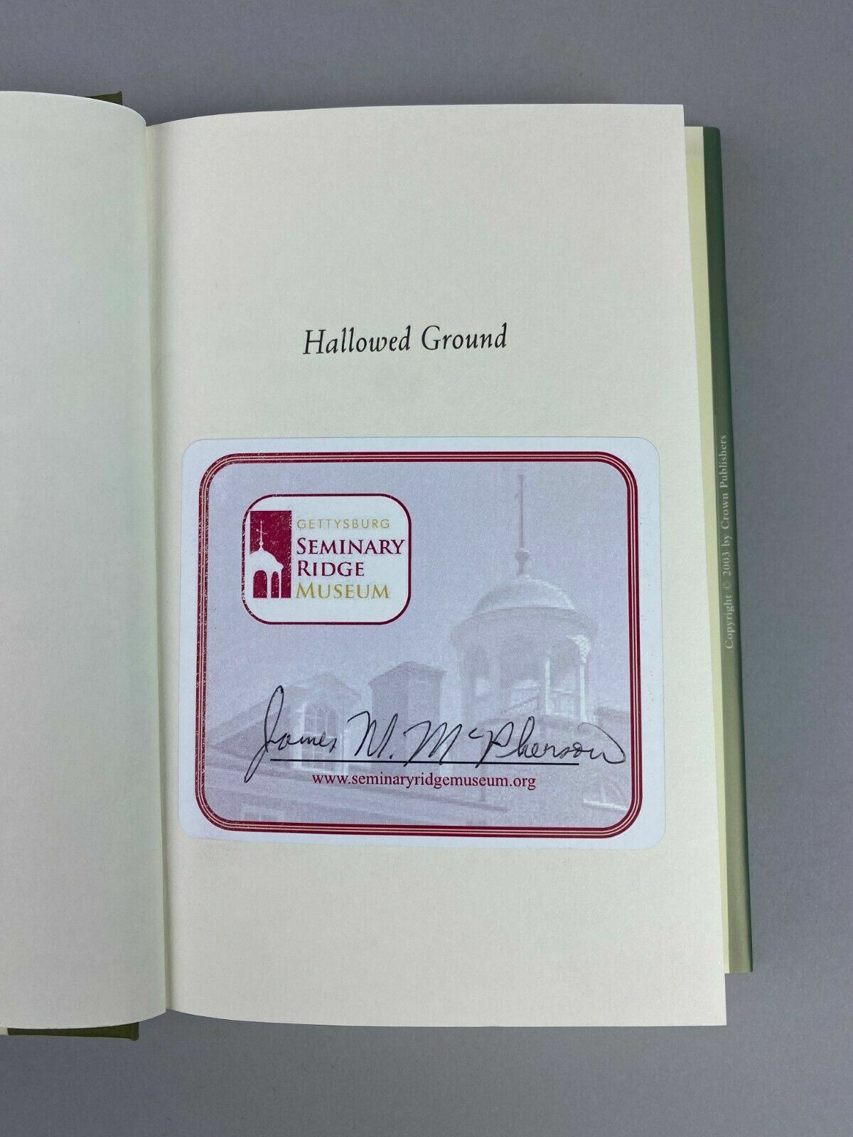 Hallowed Ground: A Walk at Getty by James M. McPherson - signed by author