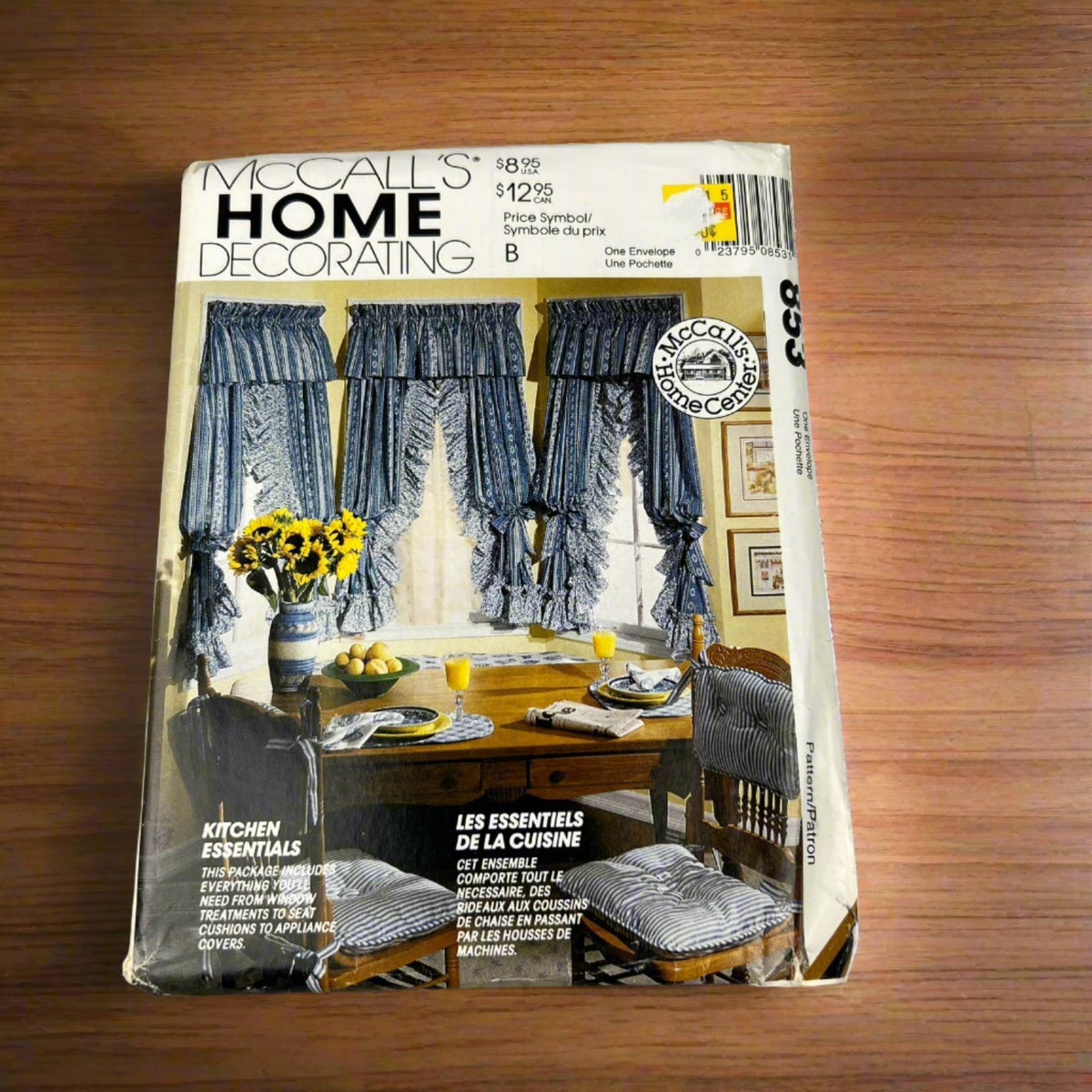 McCall's Home Decorating Kitchen Essentials Uncut Sewing Patterns