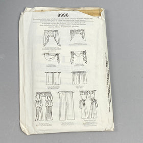 Vintage Simplicity House Curtains and Swags Uncut Pattern 8996