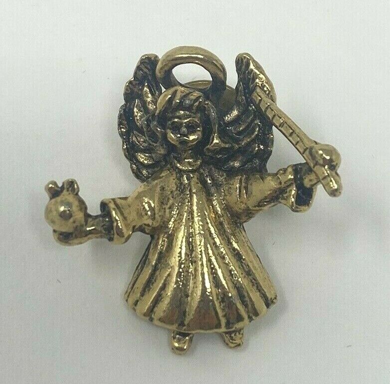 Beautiful Gold Tone Angel Pin