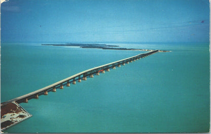 Vintage Postcard - Bahia Honda Bridge on the Famous Overseas Highway, Florida