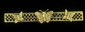 Gold Tone Butterfly Pin