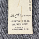 Le Chic B. Blumenthal & Co 4 Beige Buttons Original Card 626 22MM 9/16" Washable