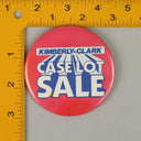 Vintage 3" Button Pinback Kimberly Clark Case Lot Sale (Advertising)