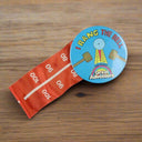 Vintage 3" Button Pinback Six Flags Great Adventure “I rang the bell”