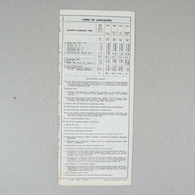 New York Philadelphia Pennsylvania Railroad Time Table December 5, 1965