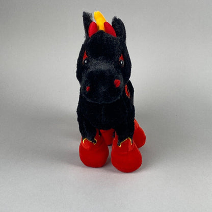 Ganz Webkinz Nightmare Flame Horse 10in