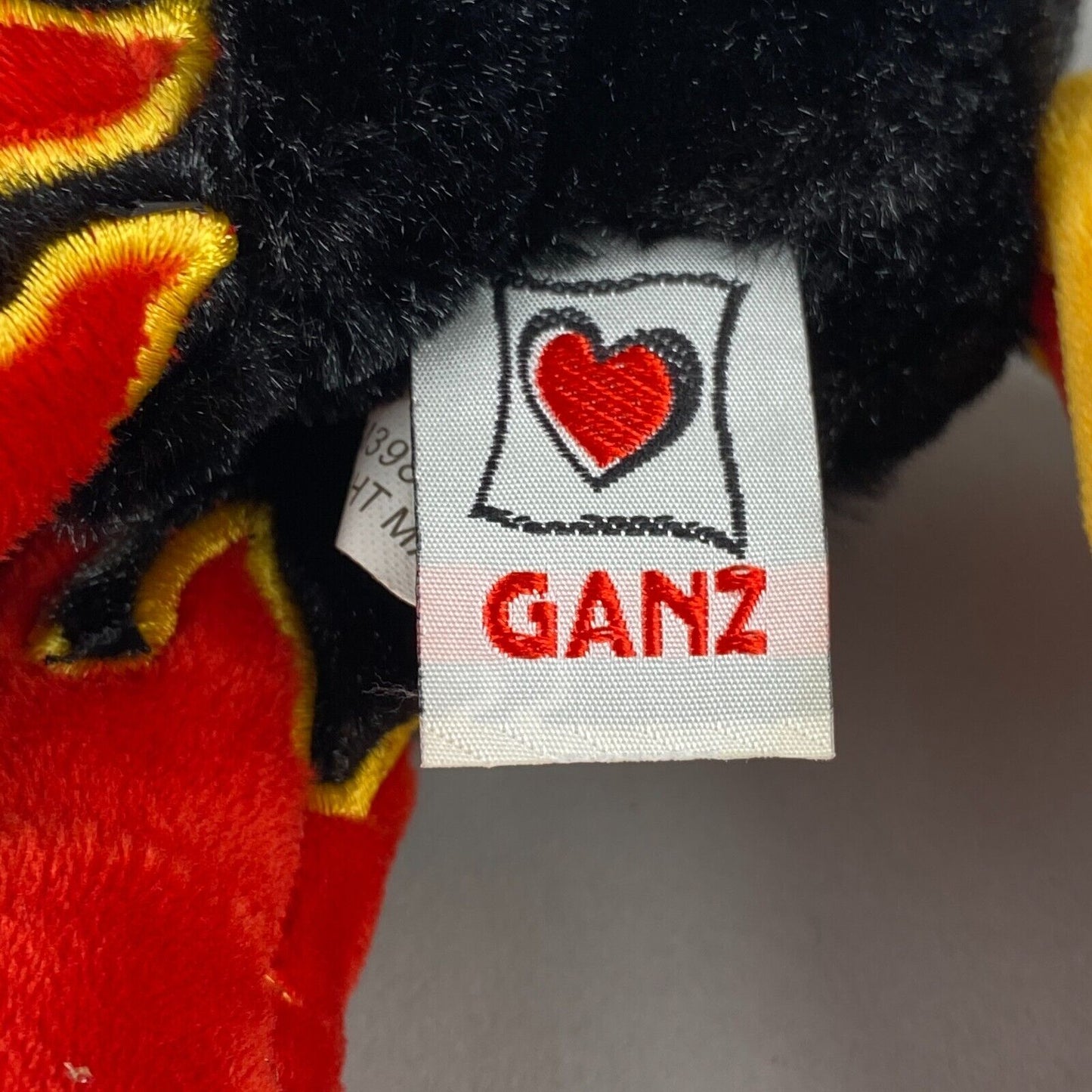 Ganz Webkinz Nightmare Flame Horse 10in