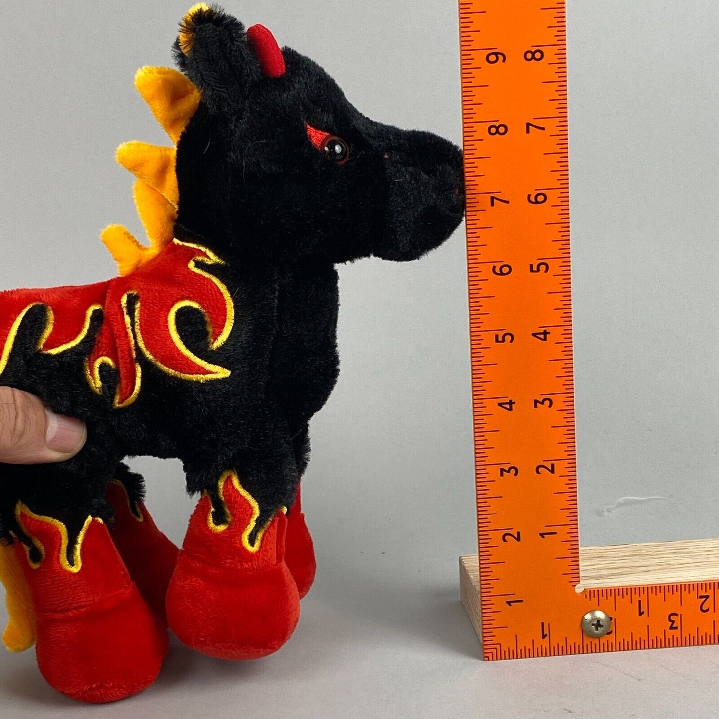 Ganz Webkinz Nightmare Flame Horse 10in