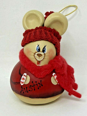 Christmas Ornament Mouse “Austin”