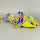 Kellytoy Animal Pals Whale Yellow & Blue/Purple Flowers