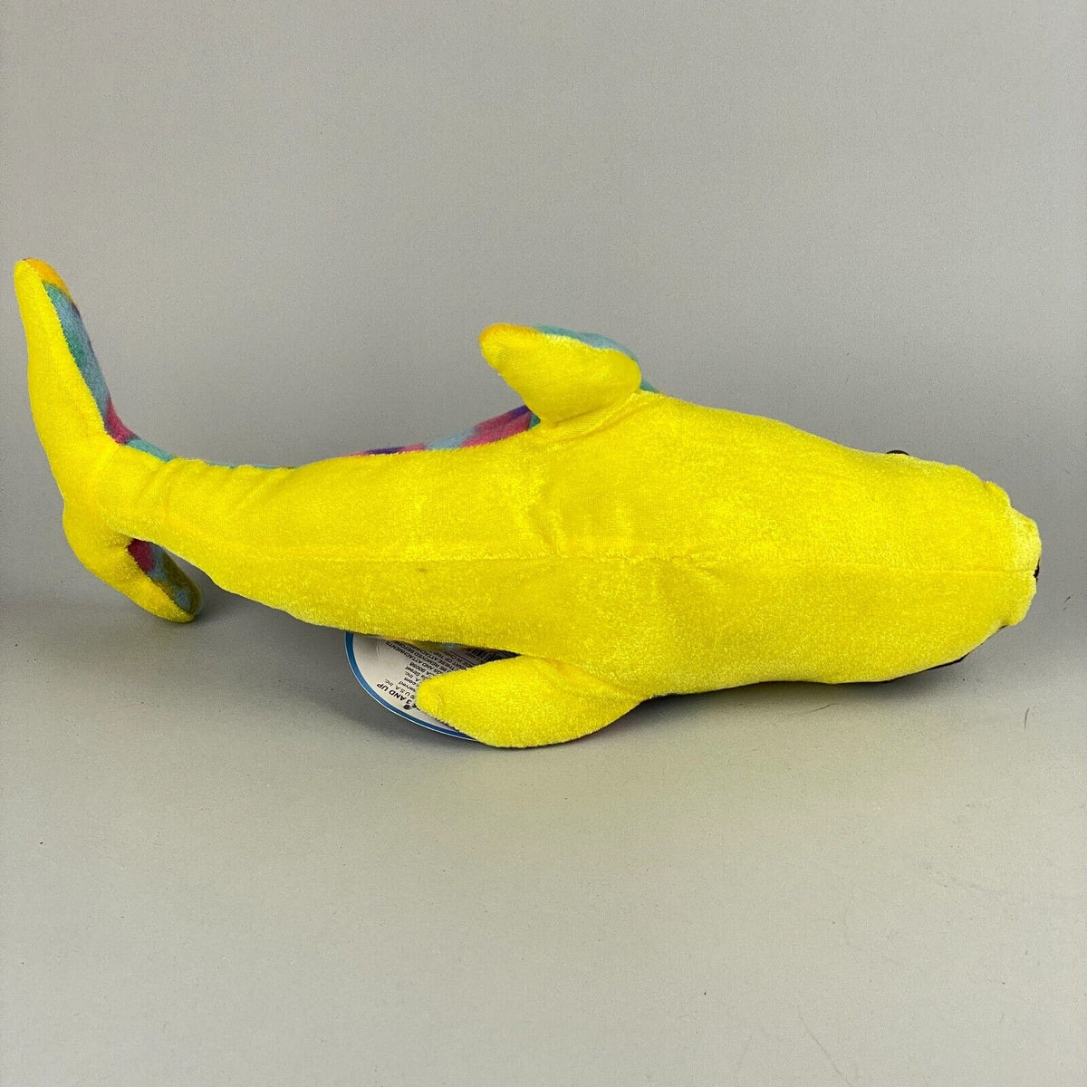 Kellytoy Animal Pals Whale Yellow & Blue/Purple Flowers